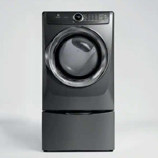 Electrolux 8 0 Cu Ft Front Load Perfect Steam Gas Dryer With Luxcare Dry And Instant Refresh In Titanium Efmg527utt