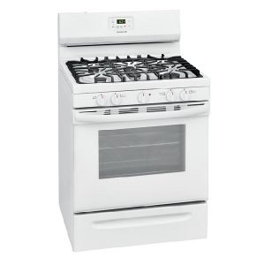 Frigidaire 30 In 5 0cf 5 Burner Gas Range With Manual Clean In White Fcrg3052aw